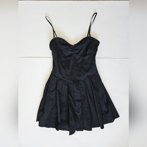 G Mini Corset Xs Elegant Black Dress